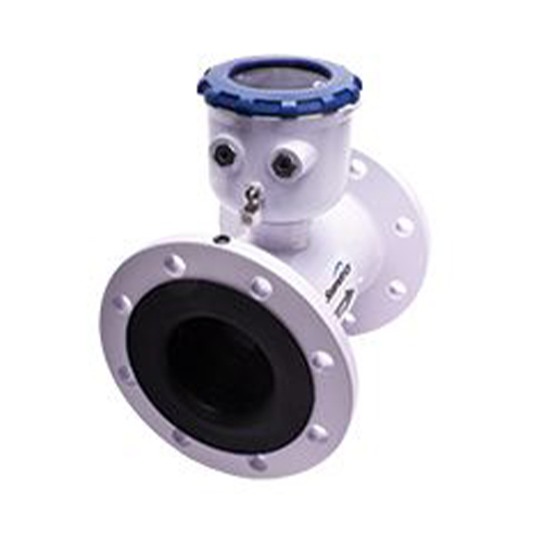 white and blue flowmeter