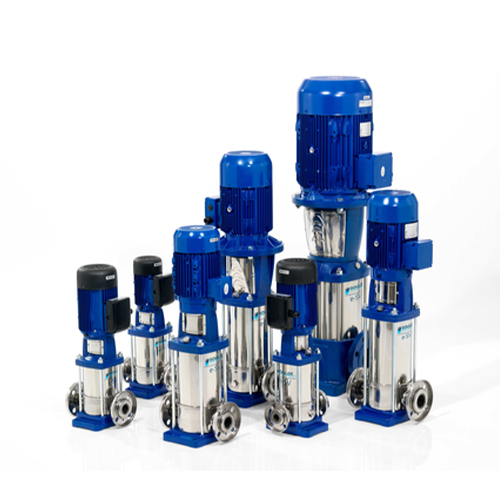 a group of vertical multistage above ground jetpumps